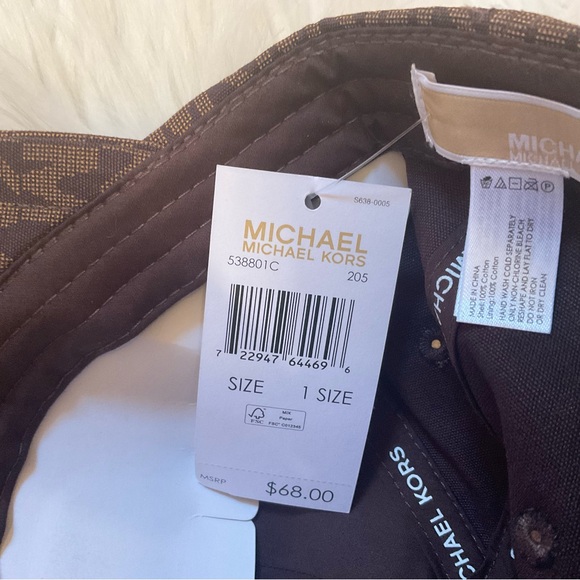 MICHAEL Michael Kors Signature Logo Baseball Hat / Cap - NWT - Picture 11 of 11